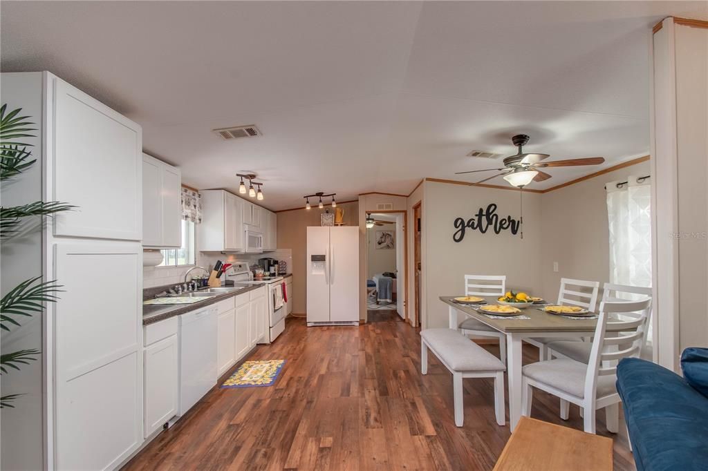 Kitchen and Dining Area