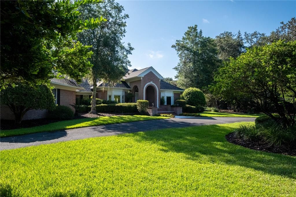 Front of Home with Circular Drive