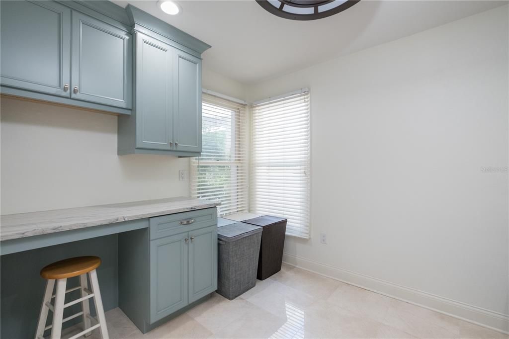 Additional Laundry Storage plus writing desk