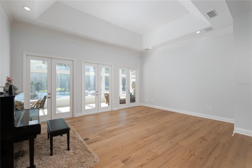 Formal Living Room with French Doors