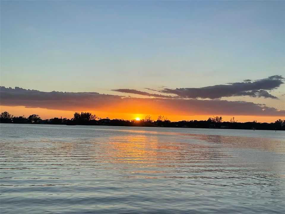 Sunset from Hidden Bay fishing pier