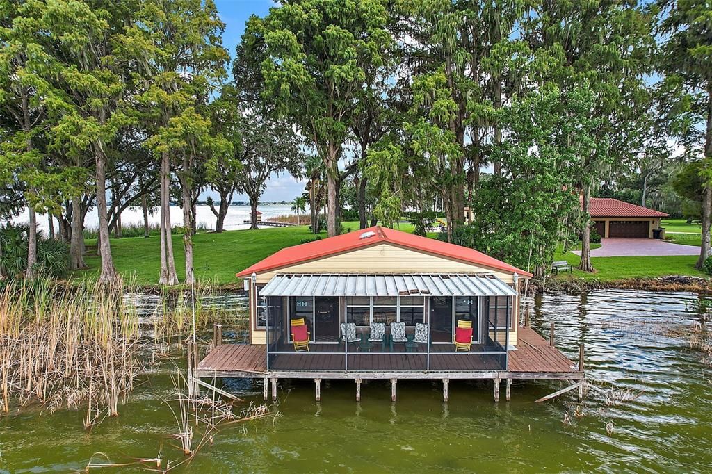 Boathouse on Lake Dora!