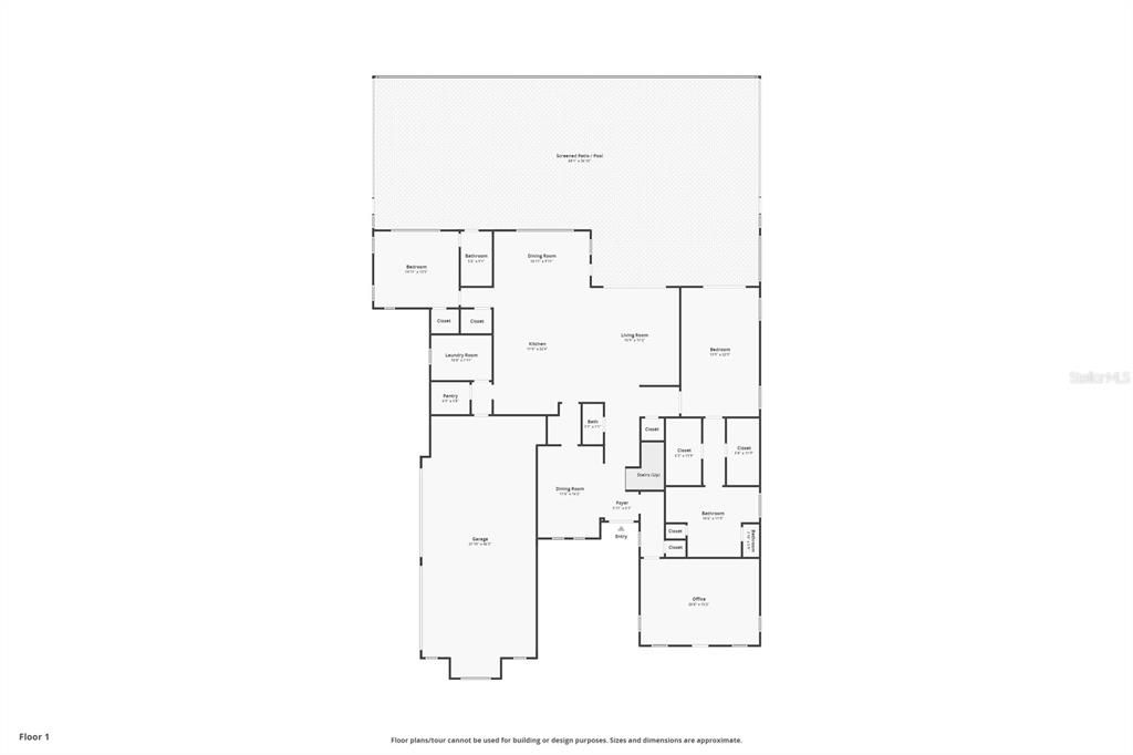 Main level floorplan