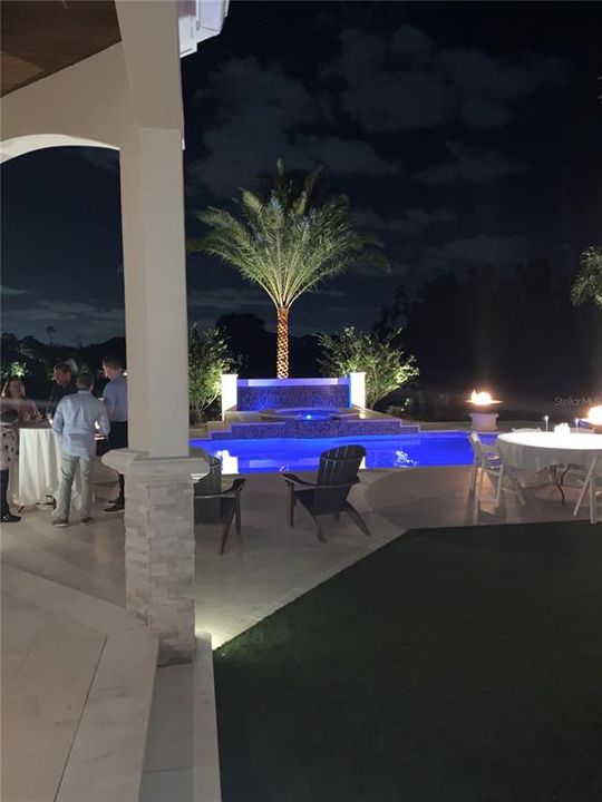 Outdoor Oasis Rivaling Luxury Resort Properties Provides for Great Entertainment