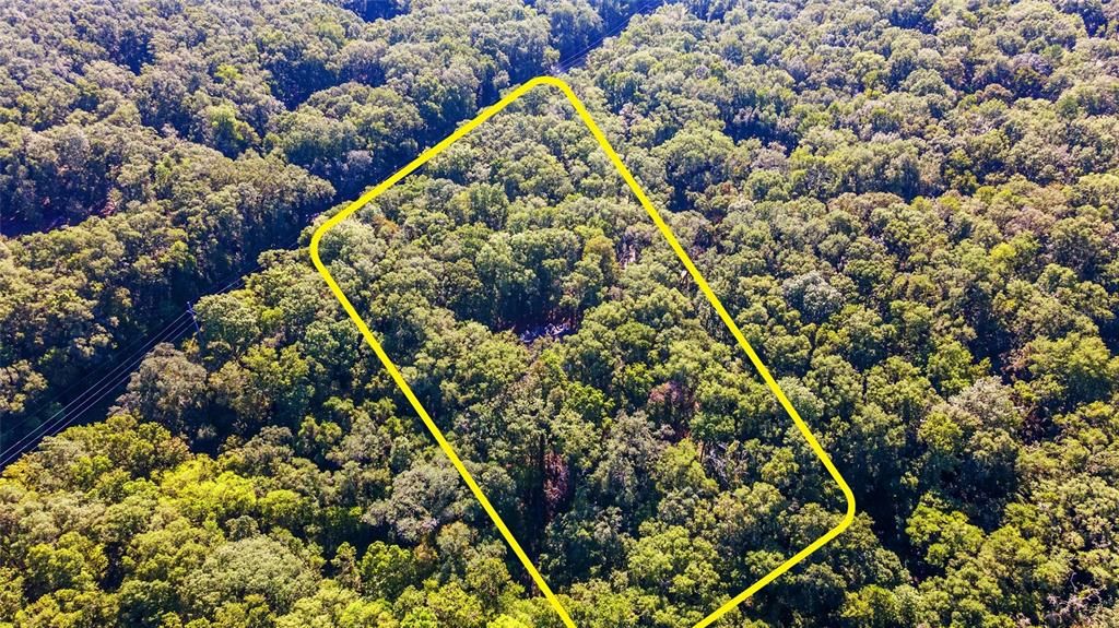 Drone Photo of Property - Boundary Lines are Estimates only