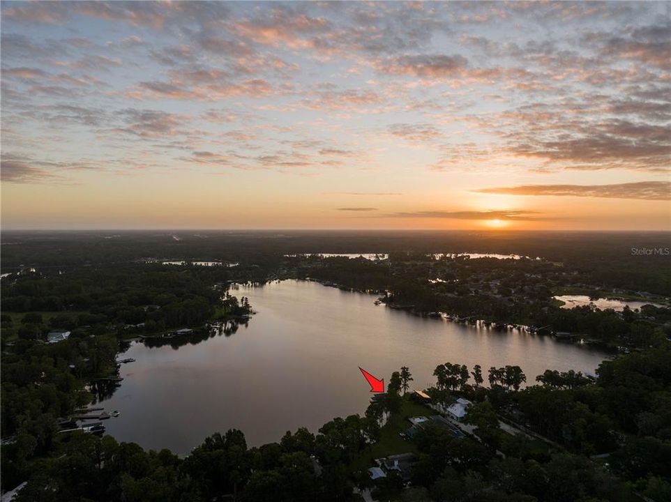 Sunrise Over Lake Osceola