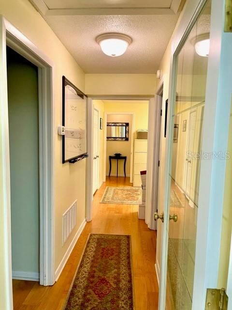 Hallway leading to 4 offices located within Suite B.