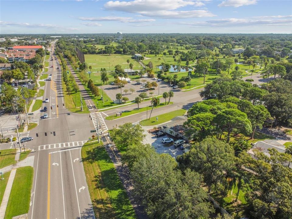 Property is located across the street from Dunedin's Stirling Park and its Golf Driving Range, and the Dunedin Golf and Country Club is only 1/4 mile away on Palm Blvd.
