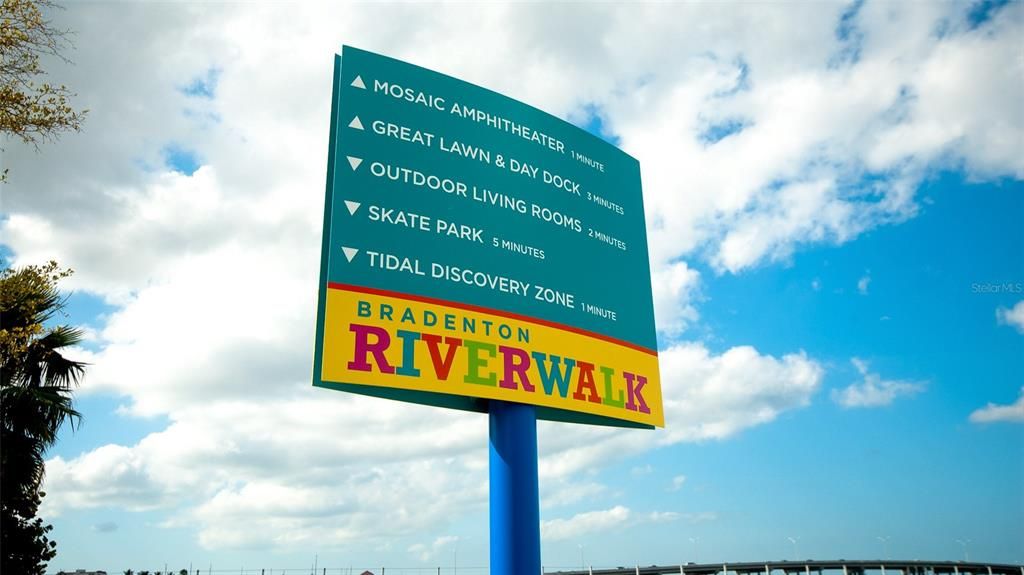Riverwalk, Bradenton Areas of Activity
