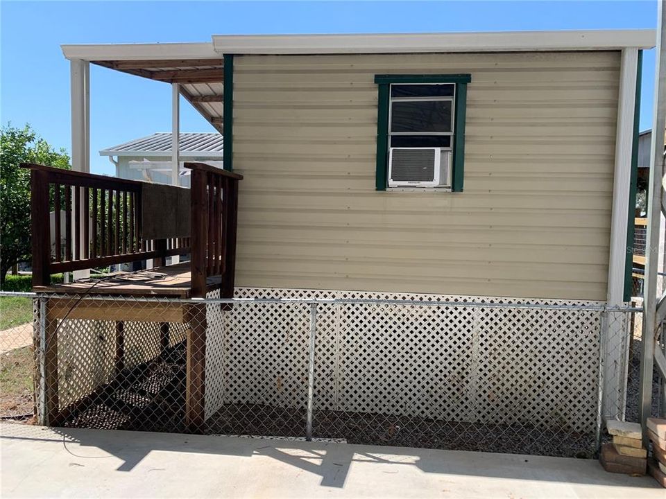 Existing Shed w/AC