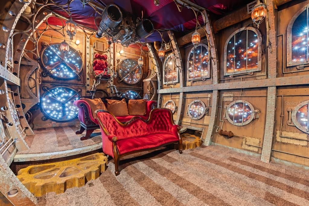 Steam Punk Themed Home theater