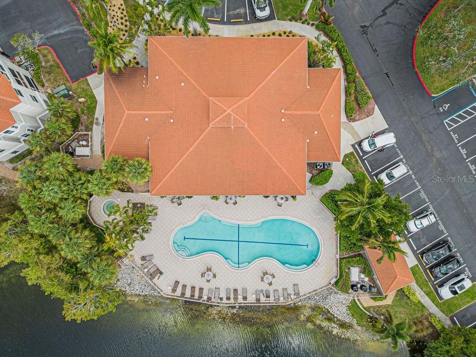 Aerial View of Clubhouse / Pool