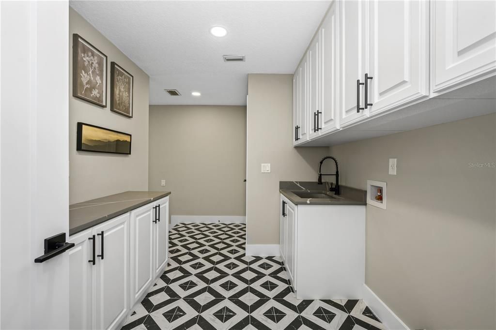 Beautiful laundry room with tons of room