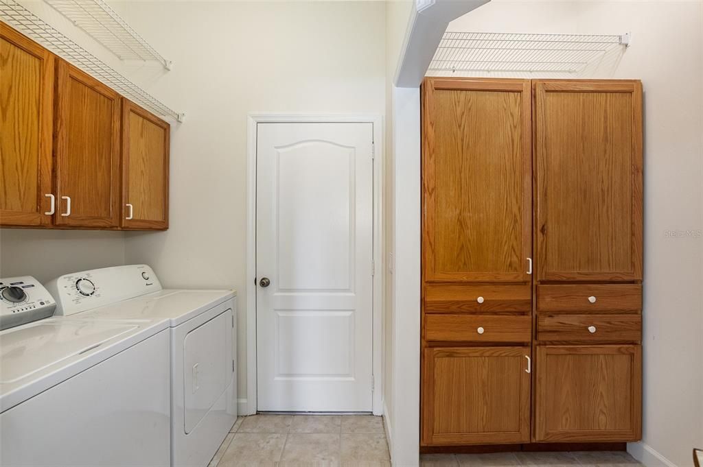 laundry room and 2nd pantry