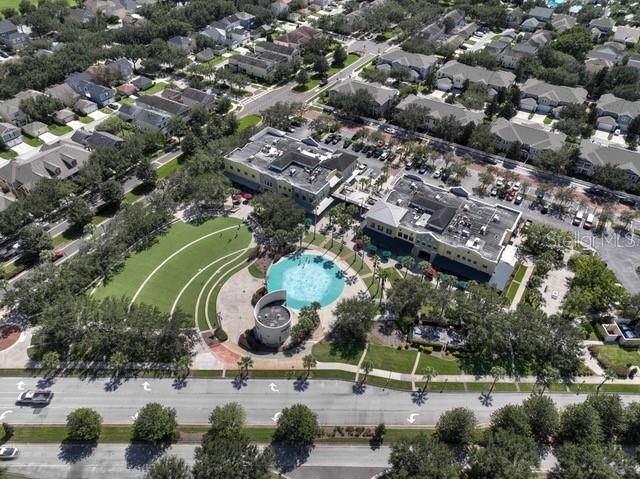 Drone Aerial of Park Square - Park Square is right in the heart of phase 2 and offers Dr. Offices, Eateries, Arts & Crafts and fun community events for all ages!!