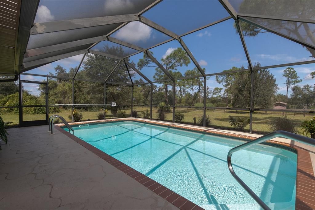 Pool with Screened Enclosure