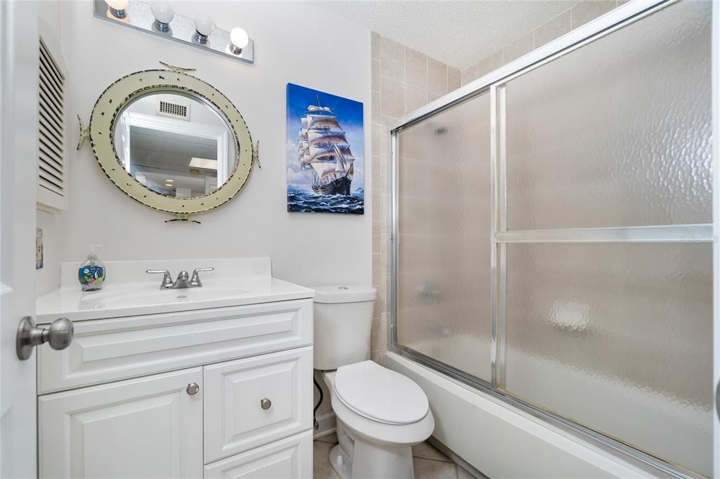 Guest Bathroom with Tub & Shower combo