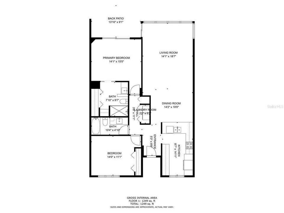 Floor Plan - 200 Woodette Dr #TR-B