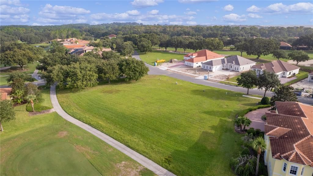 View of 2 Building Lots. The One Next to the Oak Trees is for Sale in This Listing