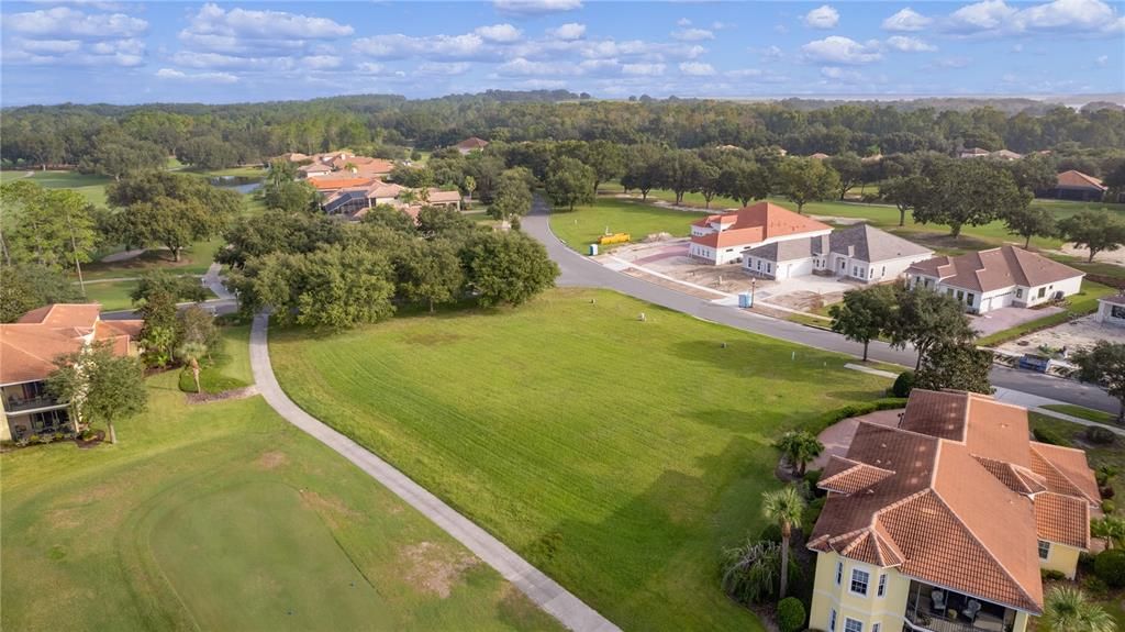 View of Lot from Golf Course