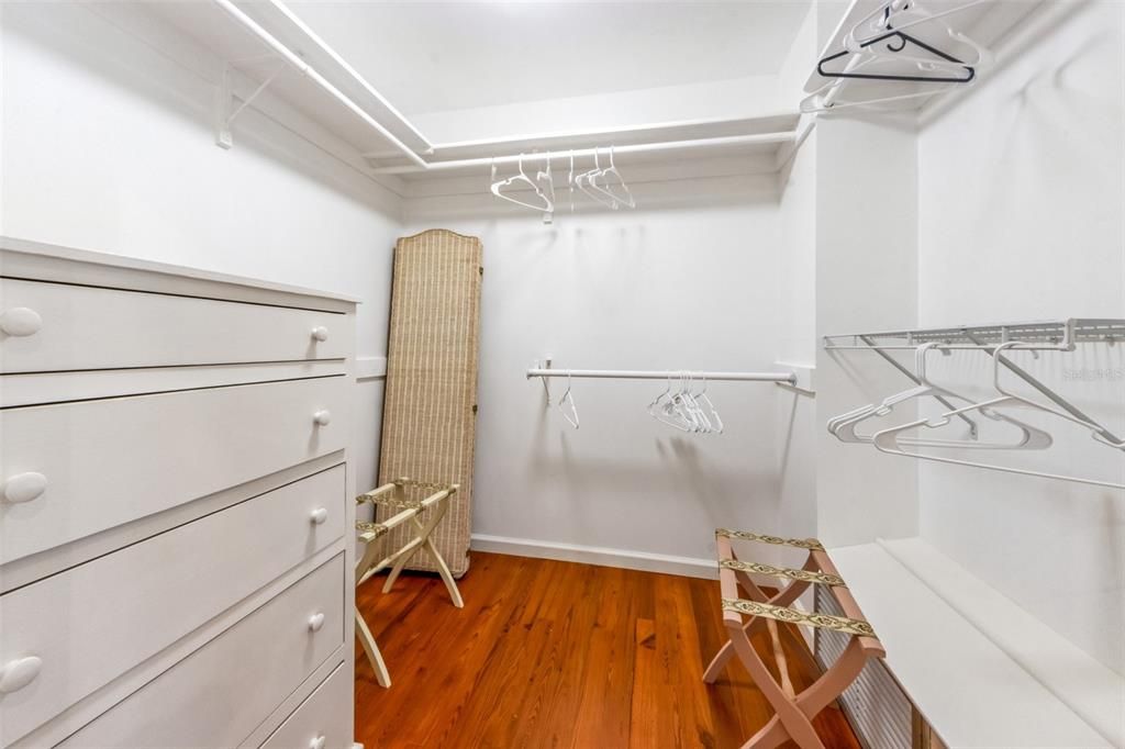 Guest House Master walk in closet