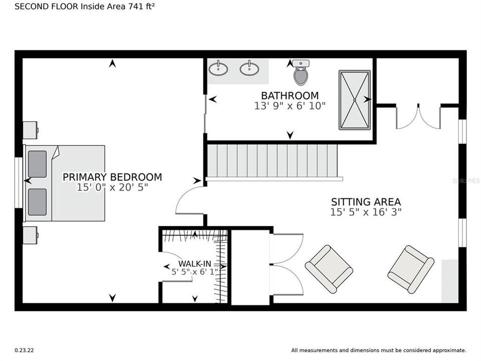 Recently Sold: $729,700 (3 beds, 3 baths, 2327 Square Feet)