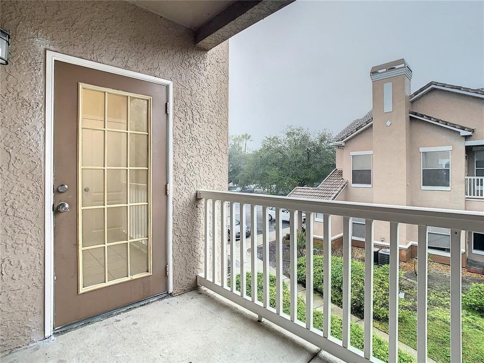 Balcony looking northeast