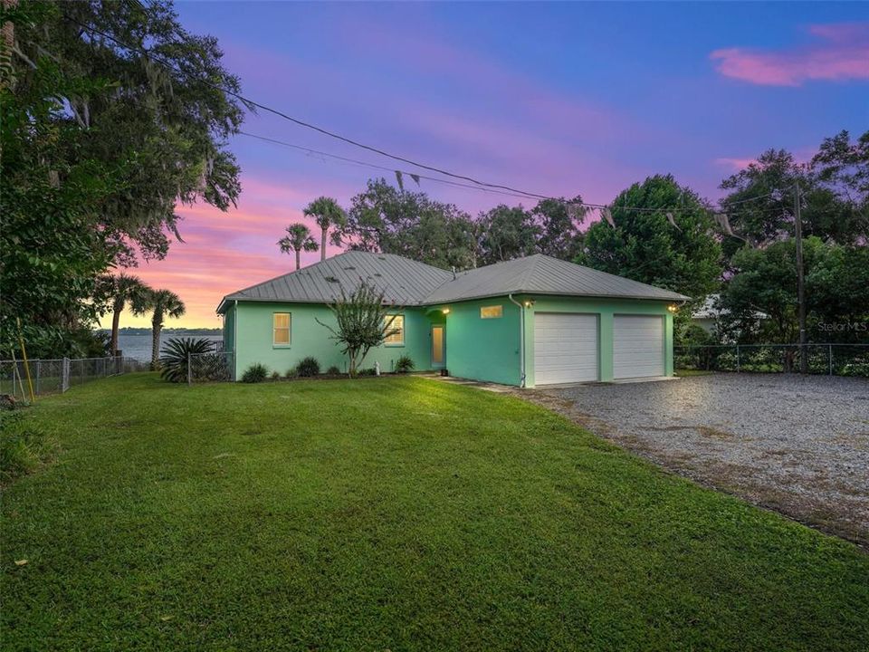 Lake Weir Waterfront with Sunrise View