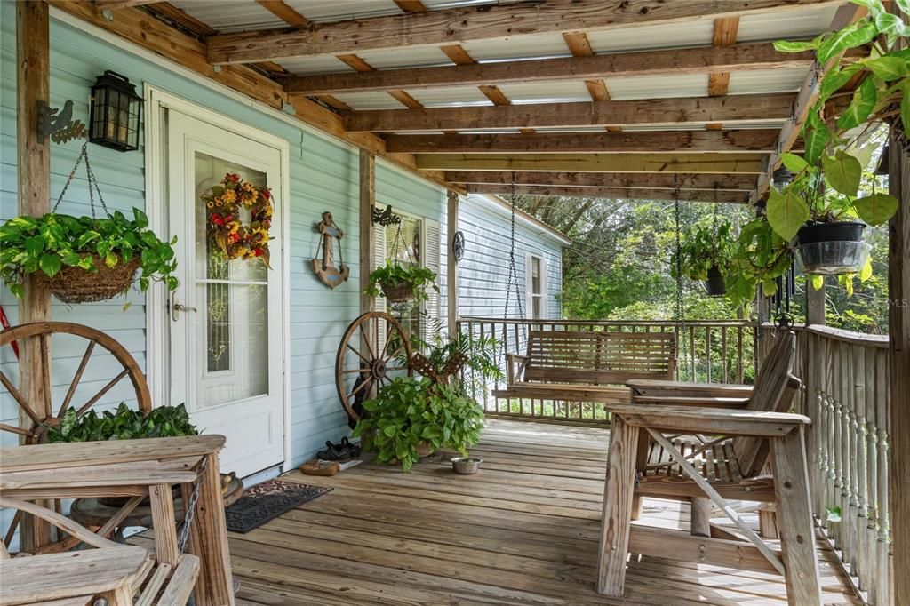 Relax and enjoy this darling front porch