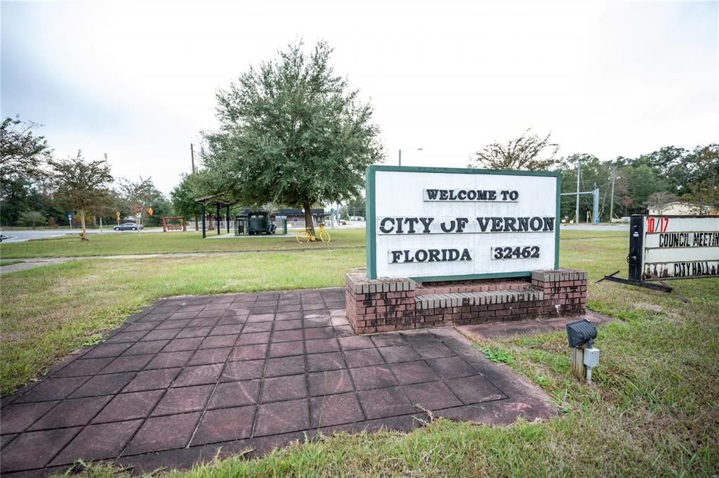 city of vernon sign