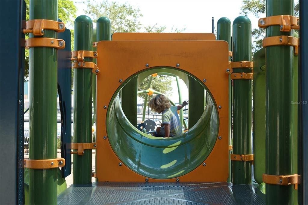 Children's playground on the Riverwalk