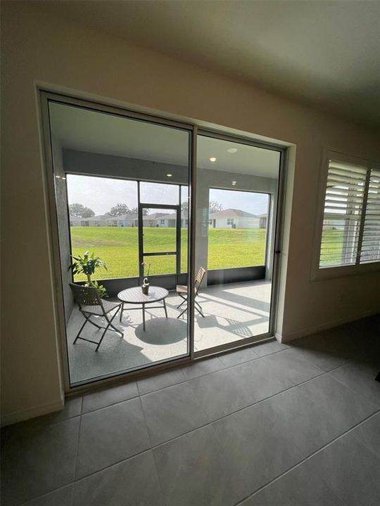 Sliding Doors to Enclosed Lanai