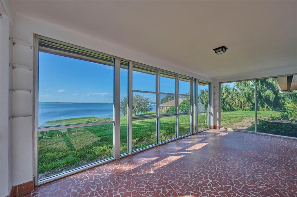 Glassed Front Porch Lakeside