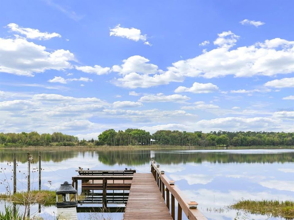 Dock with newer Trex wood