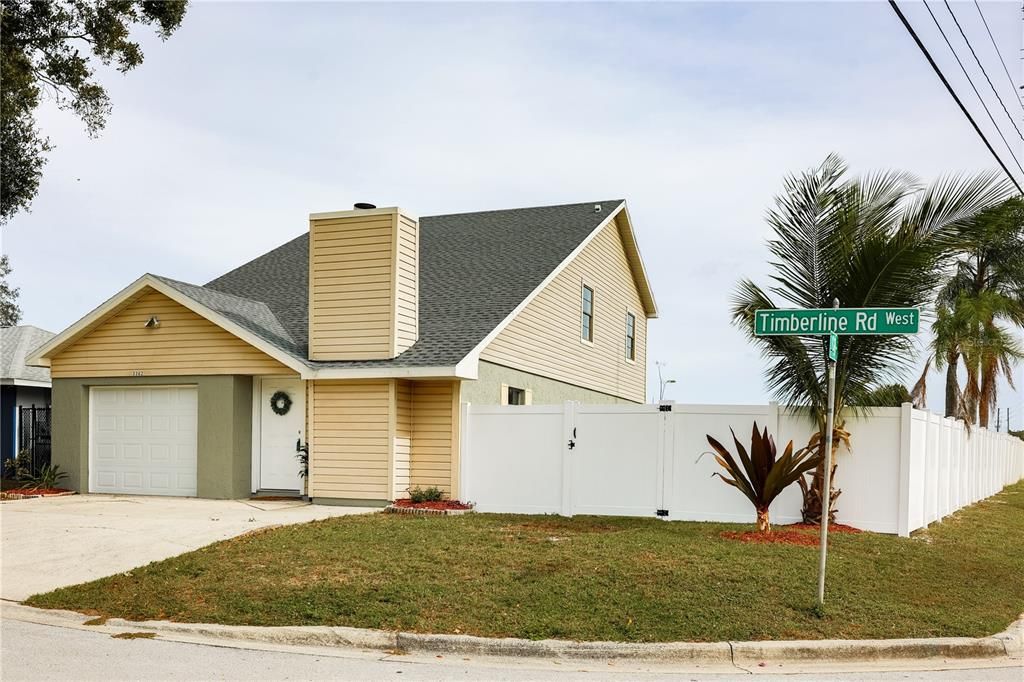 Welcome Home-newly fenced in yard