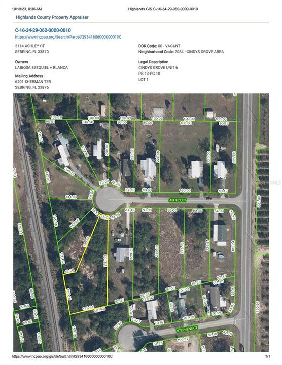 最近售出: $18,500 (0.61 acres)