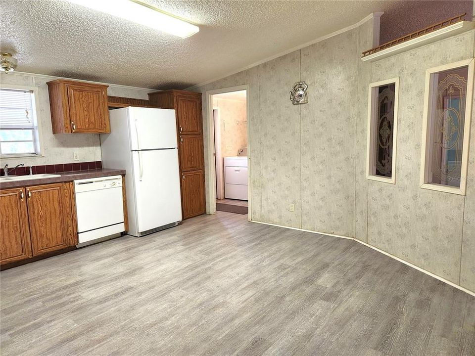 Kitchen to Laundry Room