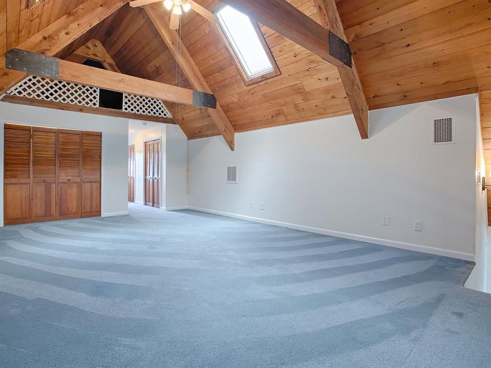 TONS OF CLOSET SPACE AND SKYLIGHTS! MORE STORAGE ABOVE CLOSET