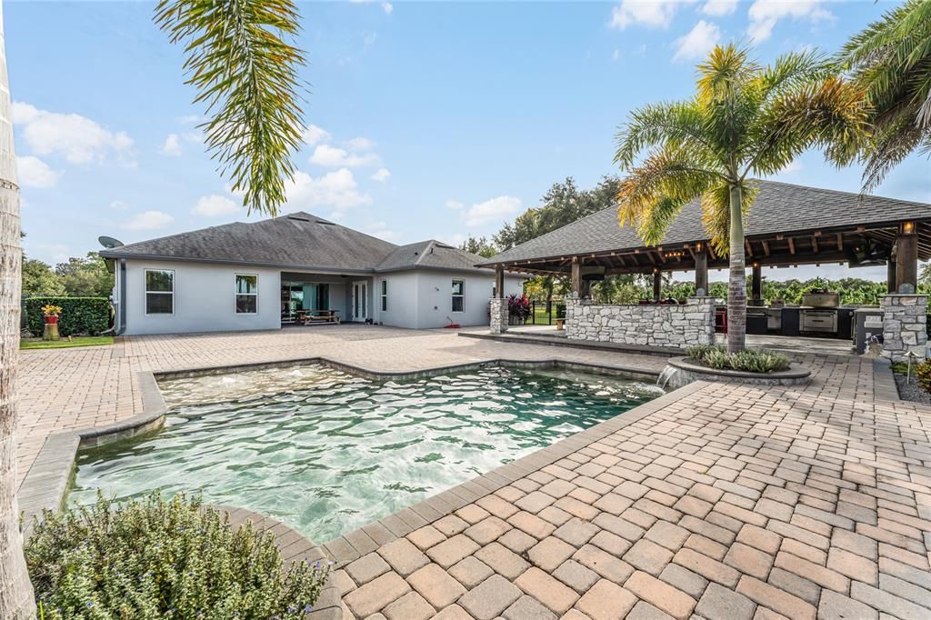 Pool and Cabana/Summer Kitchen