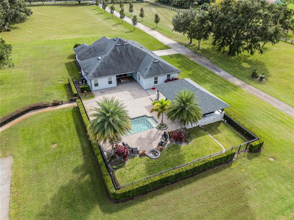 Home and Entry Driveway