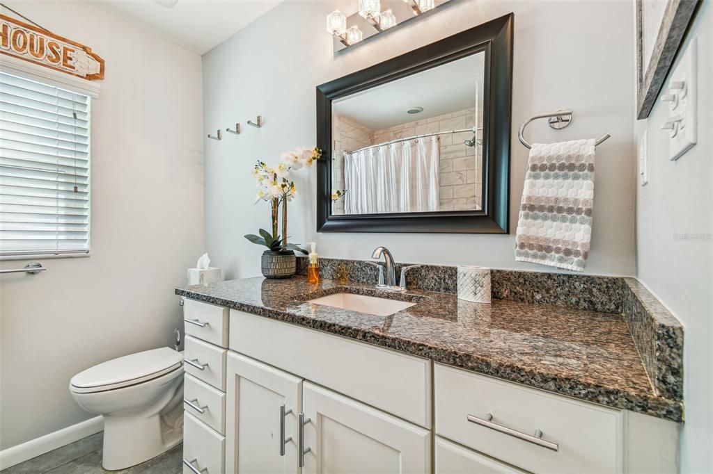 Large Vanity in Bathroom