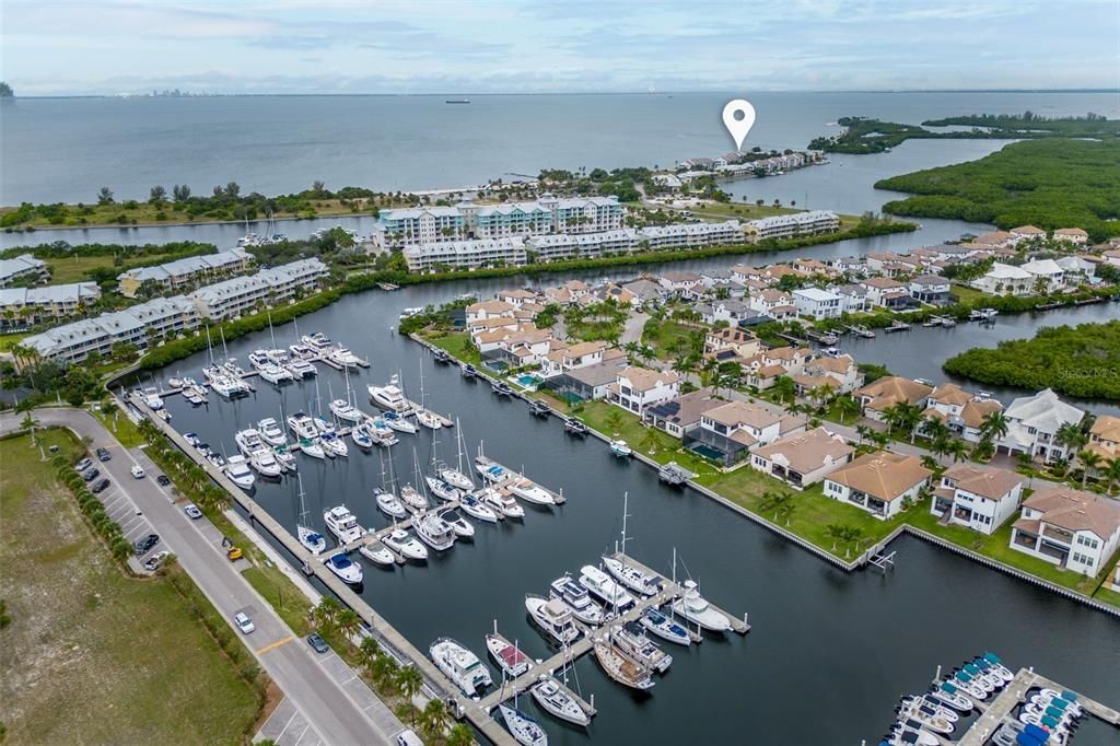 Aerial View of Little Harbor