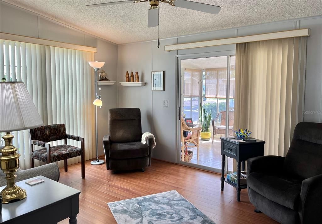 Two recliners in Living Room