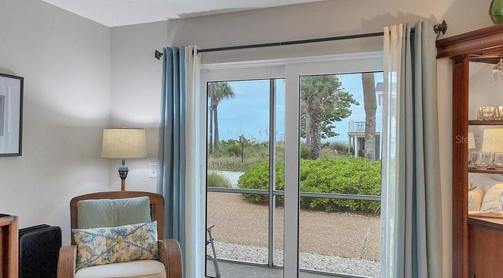 Beach views from the family room!