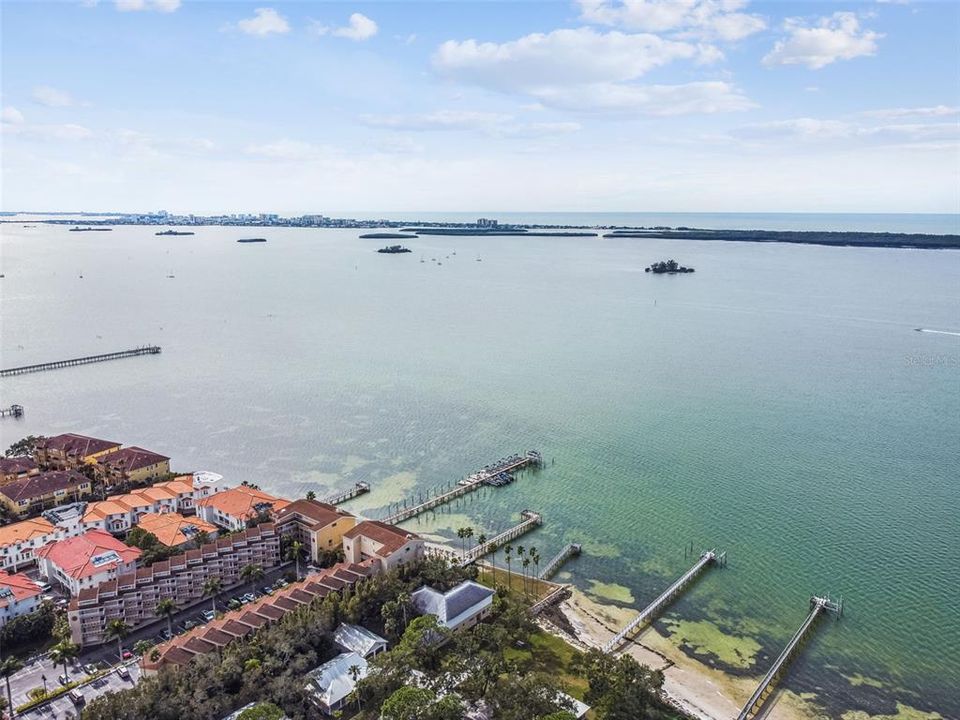 Clearwater Beach in Distance