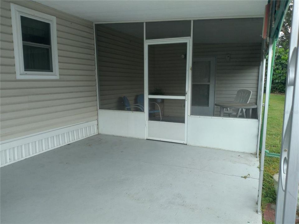 Carport & Screened Porch