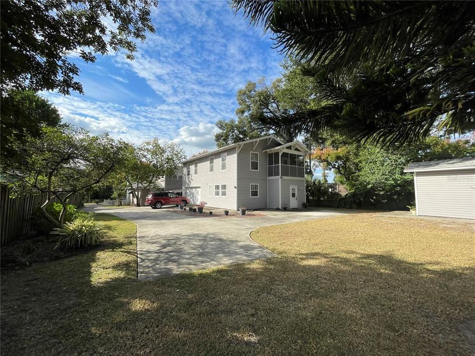 Loads of yard and parking space at the rear