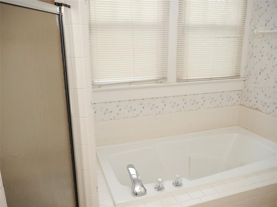 Relax in the soaking tub