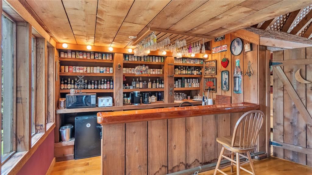 bar in bridal loft