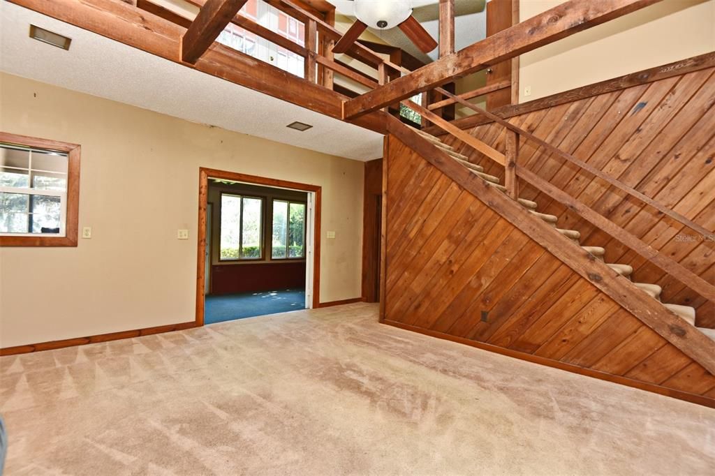 Living area in guest house